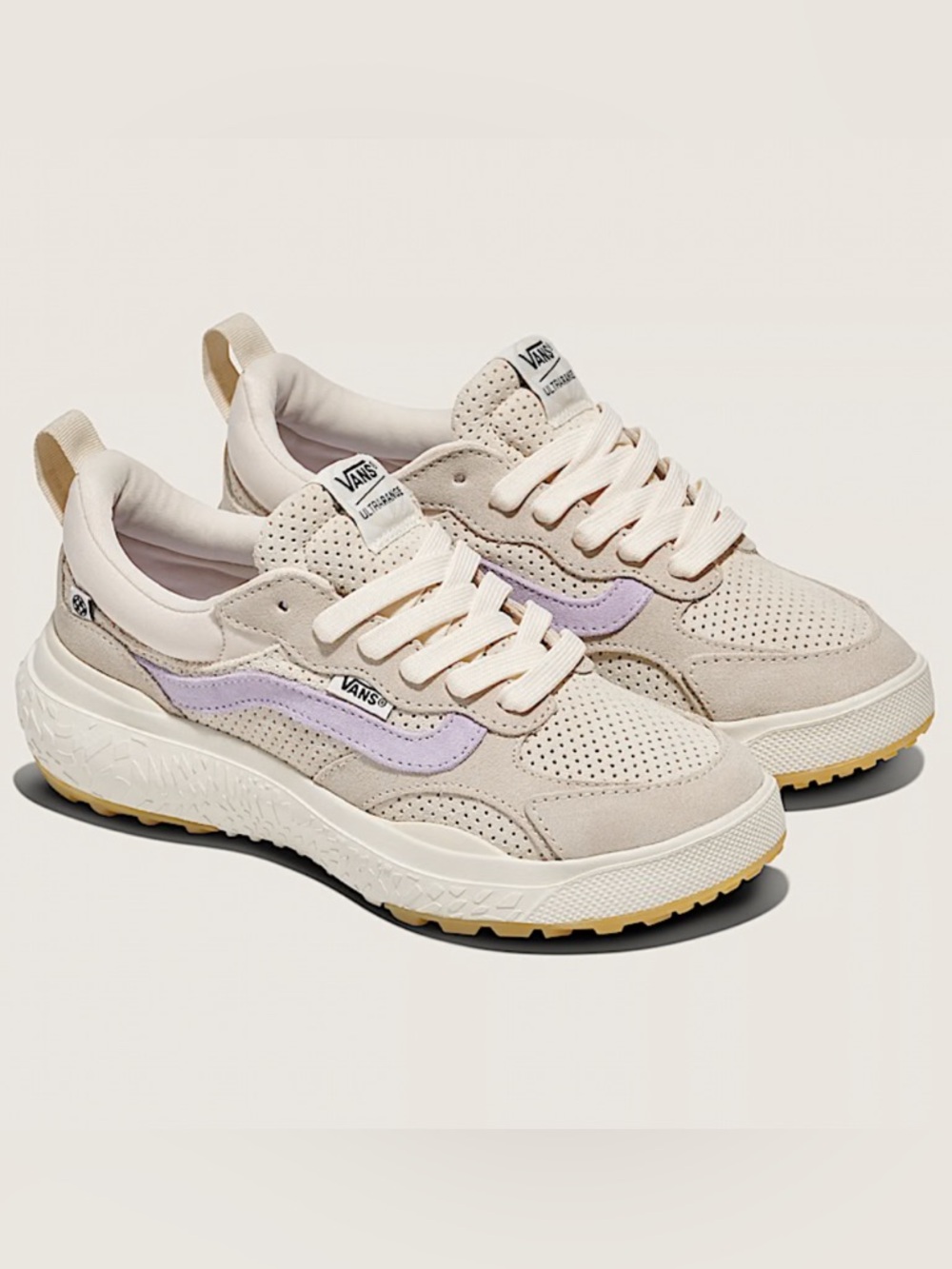 VANS UltraRange Neo VR3 cream purple lace up shoes sneakers women’s 7 new